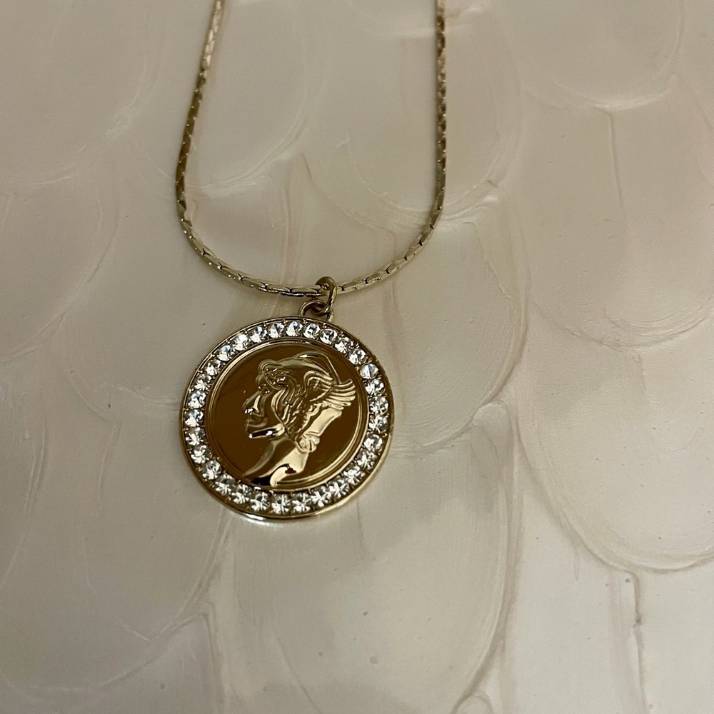 Park Lane Gold Coin Pendant Necklace